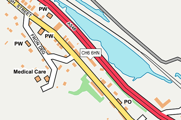 CH6 6HN map - OS OpenMap – Local (Ordnance Survey)