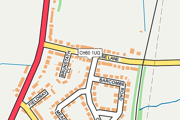CH60 1UQ map - OS OpenMap – Local (Ordnance Survey) CH60 1UQ map - OS OpenMap – Local (Ordnance Survey)