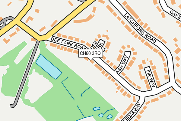 CH60 3RQ map - OS OpenMap – Local (Ordnance Survey) CH60 3RQ map - OS OpenMap – Local (Ordnance Survey)
