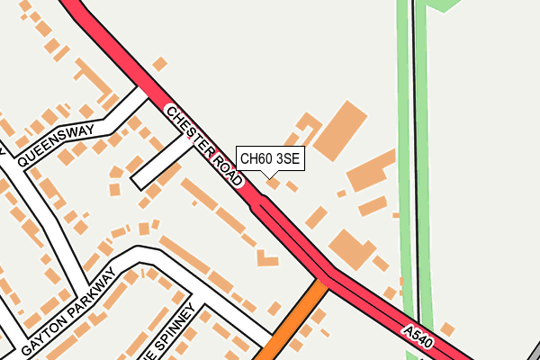 CH60 3SE map - OS OpenMap – Local (Ordnance Survey) CH60 3SE map - OS OpenMap – Local (Ordnance Survey)