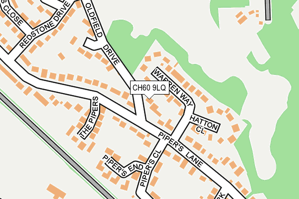 CH60 9LQ map - OS OpenMap – Local (Ordnance Survey) CH60 9LQ map - OS OpenMap – Local (Ordnance Survey)