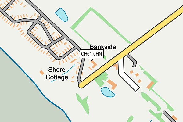 CH61 0HN map - OS OpenMap – Local (Ordnance Survey) CH61 0HN map - OS OpenMap – Local (Ordnance Survey)