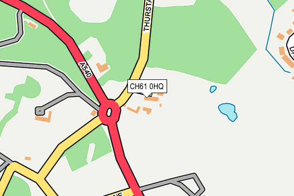 CH61 0HQ map - OS OpenMap – Local (Ordnance Survey) CH61 0HQ map - OS OpenMap – Local (Ordnance Survey)