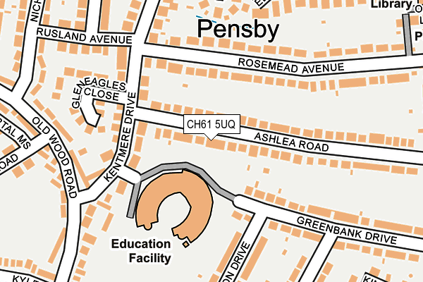 CH61 5UQ map - OS OpenMap – Local (Ordnance Survey) CH61 5UQ map - OS OpenMap – Local (Ordnance Survey)
