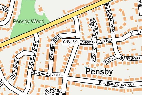CH61 5XL map - OS OpenMap – Local (Ordnance Survey)