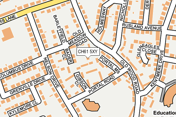 CH61 5XY map - OS OpenMap – Local (Ordnance Survey) CH61 5XY map - OS OpenMap – Local (Ordnance Survey)
