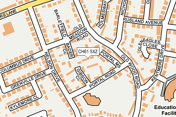 CH61 5XZ map - OS OpenMap – Local (Ordnance Survey) CH61 5XZ map - OS OpenMap – Local (Ordnance Survey)