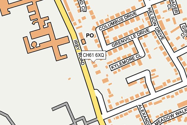 CH61 6XQ map - OS OpenMap – Local (Ordnance Survey)