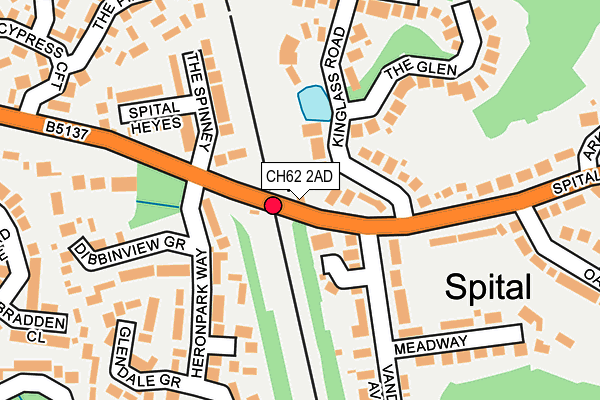 CH62 2AD map - OS OpenMap – Local (Ordnance Survey) CH62 2AD map - OS OpenMap – Local (Ordnance Survey)