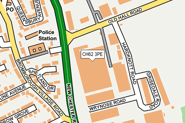 CH62 3PE map - OS OpenMap – Local (Ordnance Survey) CH62 3PE map - OS OpenMap – Local (Ordnance Survey)