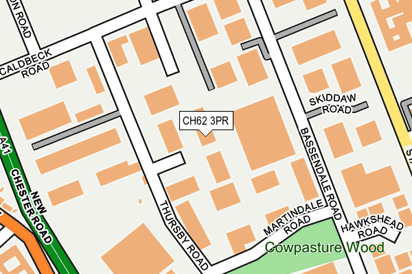 CH62 3PR map - OS OpenMap – Local (Ordnance Survey) CH62 3PR map - OS OpenMap – Local (Ordnance Survey)