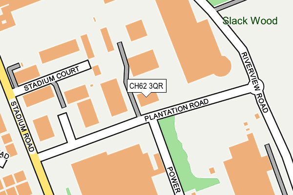 CH62 3QR map - OS OpenMap – Local (Ordnance Survey) CH62 3QR map - OS OpenMap – Local (Ordnance Survey)
