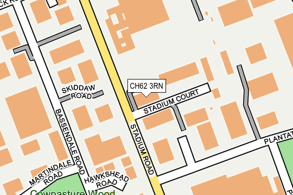 CH62 3RN map - OS OpenMap – Local (Ordnance Survey) CH62 3RN map - OS OpenMap – Local (Ordnance Survey)