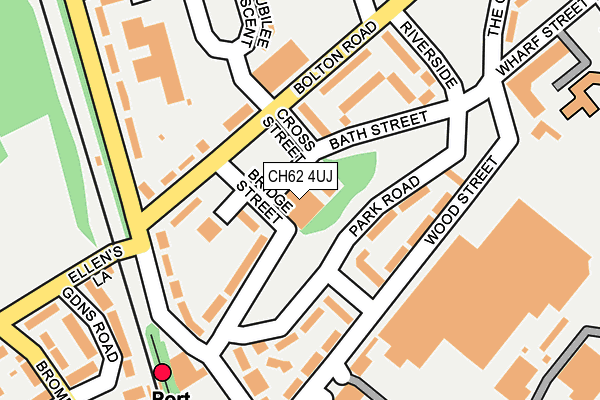 CH62 4UJ map - OS OpenMap – Local (Ordnance Survey) CH62 4UJ map - OS OpenMap – Local (Ordnance Survey)