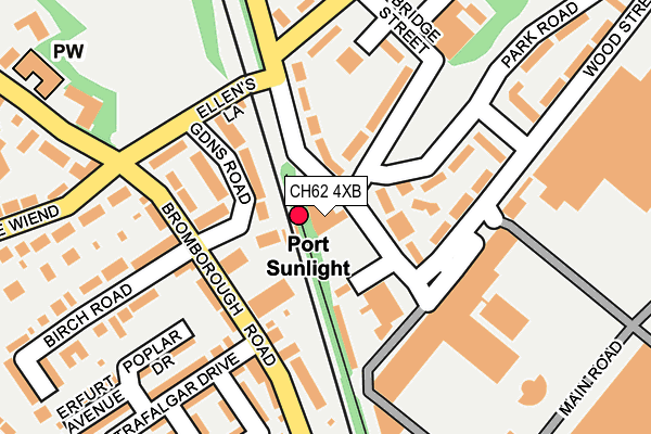 CH62 4XB map - OS OpenMap – Local (Ordnance Survey) CH62 4XB map - OS OpenMap – Local (Ordnance Survey)