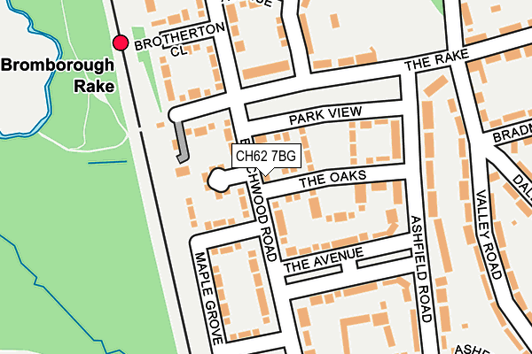 CH62 7BG map - OS OpenMap – Local (Ordnance Survey) CH62 7BG map - OS OpenMap – Local (Ordnance Survey)