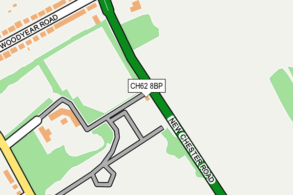CH62 8BP map - OS OpenMap – Local (Ordnance Survey)