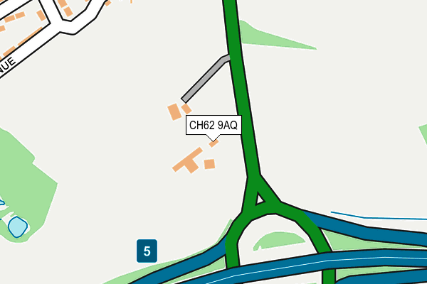 CH62 9AQ map - OS OpenMap – Local (Ordnance Survey) CH62 9AQ map - OS OpenMap – Local (Ordnance Survey)