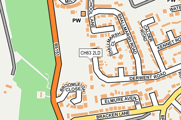 CH63 2LD map - OS OpenMap – Local (Ordnance Survey) CH63 2LD map - OS OpenMap – Local (Ordnance Survey)