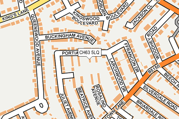 CH63 5LQ map - OS OpenMap – Local (Ordnance Survey) CH63 5LQ map - OS OpenMap – Local (Ordnance Survey)