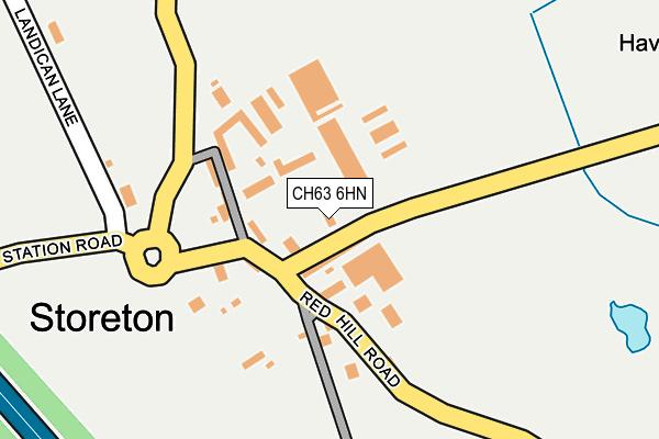 CH63 6HN map - OS OpenMap – Local (Ordnance Survey) CH63 6HN map - OS OpenMap – Local (Ordnance Survey)
