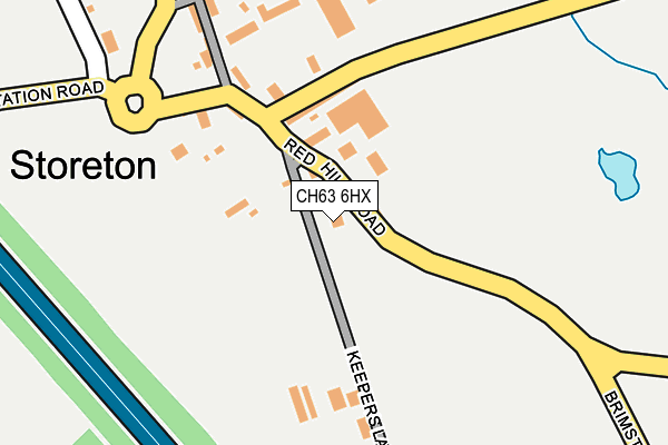 CH63 6HX map - OS OpenMap – Local (Ordnance Survey) CH63 6HX map - OS OpenMap – Local (Ordnance Survey)