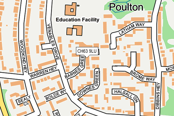 CH63 9LU map - OS OpenMap – Local (Ordnance Survey) CH63 9LU map - OS OpenMap – Local (Ordnance Survey)