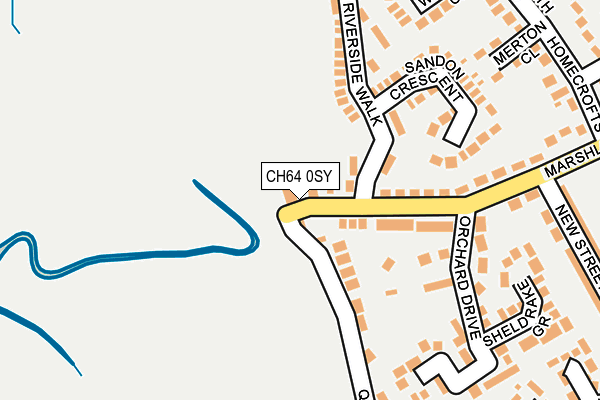 CH64 0SY map - OS OpenMap – Local (Ordnance Survey) CH64 0SY map - OS OpenMap – Local (Ordnance Survey)