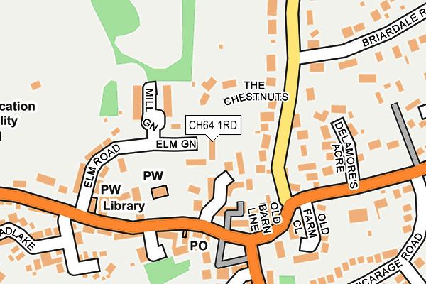 CH64 1RD map - OS OpenMap – Local (Ordnance Survey) CH64 1RD map - OS OpenMap – Local (Ordnance Survey)