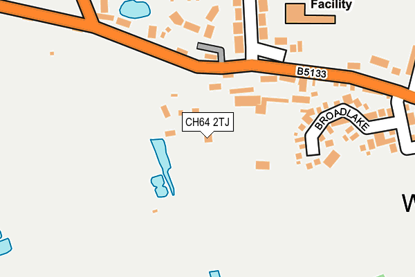 CH64 2TJ map - OS OpenMap – Local (Ordnance Survey) CH64 2TJ map - OS OpenMap – Local (Ordnance Survey)