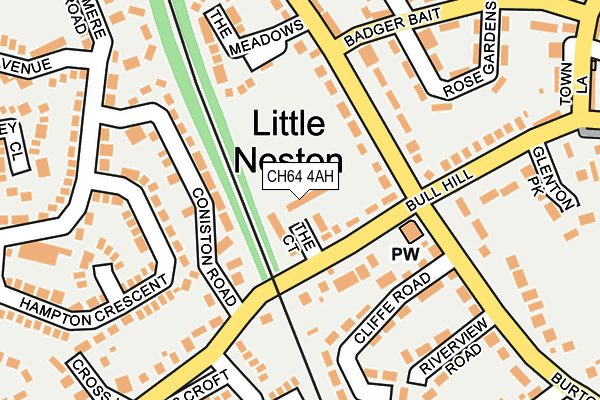 CH64 4AH map - OS OpenMap – Local (Ordnance Survey) CH64 4AH map - OS OpenMap – Local (Ordnance Survey)