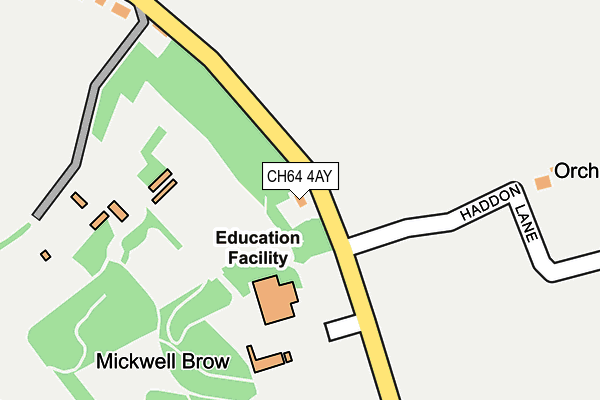CH64 4AY map - OS OpenMap – Local (Ordnance Survey) CH64 4AY map - OS OpenMap – Local (Ordnance Survey)