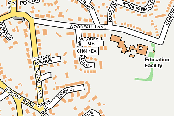 CH64 4EA map - OS OpenMap – Local (Ordnance Survey) CH64 4EA map - OS OpenMap – Local (Ordnance Survey)