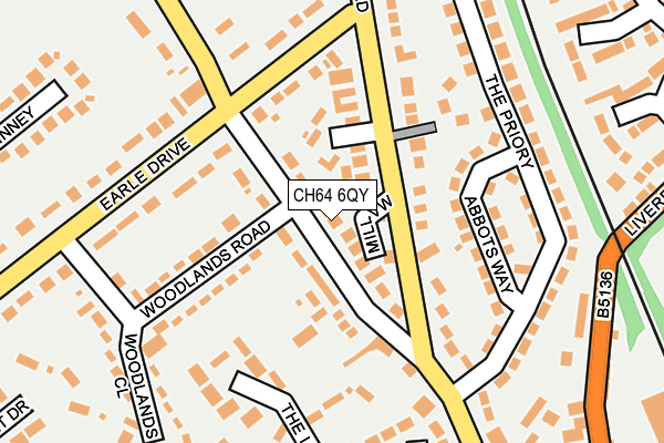 CH64 6QY map - OS OpenMap – Local (Ordnance Survey) CH64 6QY map - OS OpenMap – Local (Ordnance Survey)