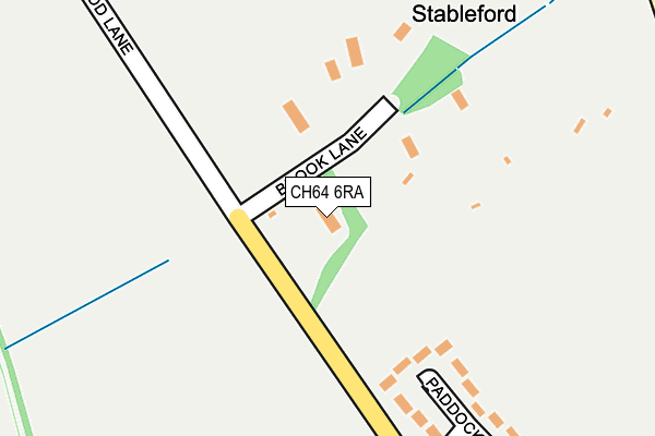 CH64 6RA map - OS OpenMap – Local (Ordnance Survey) CH64 6RA map - OS OpenMap – Local (Ordnance Survey)