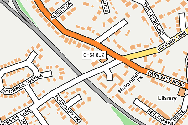CH64 6UZ map - OS OpenMap – Local (Ordnance Survey) CH64 6UZ map - OS OpenMap – Local (Ordnance Survey)