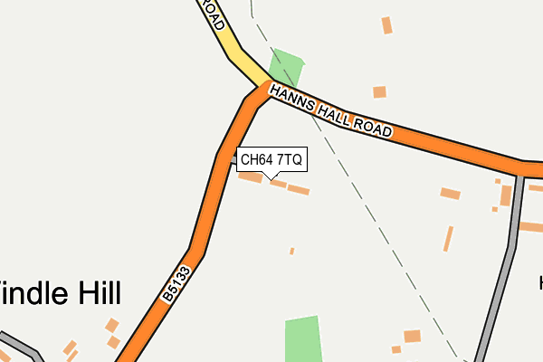 CH64 7TQ map - OS OpenMap – Local (Ordnance Survey) CH64 7TQ map - OS OpenMap – Local (Ordnance Survey)