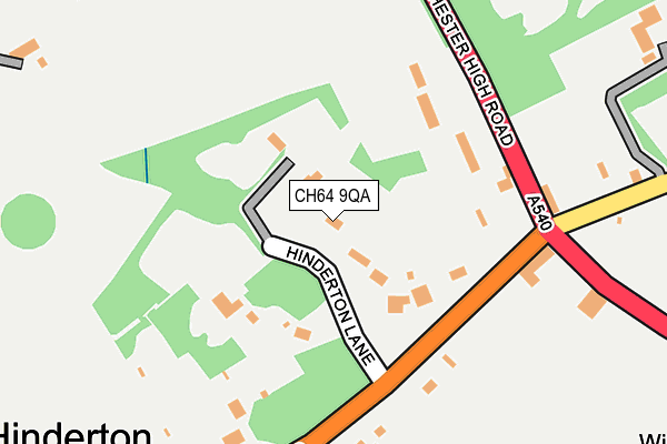 CH64 9QA map - OS OpenMap – Local (Ordnance Survey) CH64 9QA map - OS OpenMap – Local (Ordnance Survey)