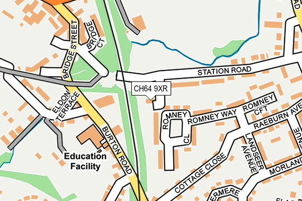 CH64 9XR map - OS OpenMap – Local (Ordnance Survey) CH64 9XR map - OS OpenMap – Local (Ordnance Survey)