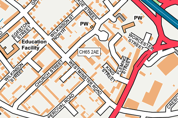CH65 2AE map - OS OpenMap – Local (Ordnance Survey) CH65 2AE map - OS OpenMap – Local (Ordnance Survey)