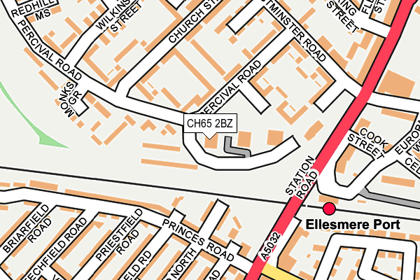 CH65 2BZ map - OS OpenMap – Local (Ordnance Survey) CH65 2BZ map - OS OpenMap – Local (Ordnance Survey)
