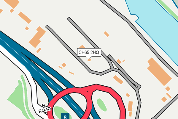 CH65 2HQ map - OS OpenMap – Local (Ordnance Survey) CH65 2HQ map - OS OpenMap – Local (Ordnance Survey)
