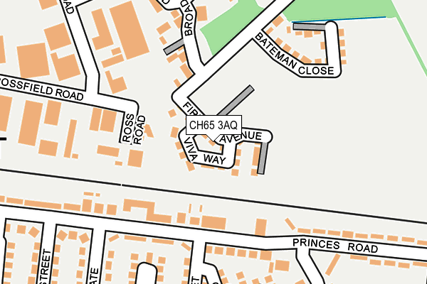 CH65 3AQ map - OS OpenMap – Local (Ordnance Survey) CH65 3AQ map - OS OpenMap – Local (Ordnance Survey)