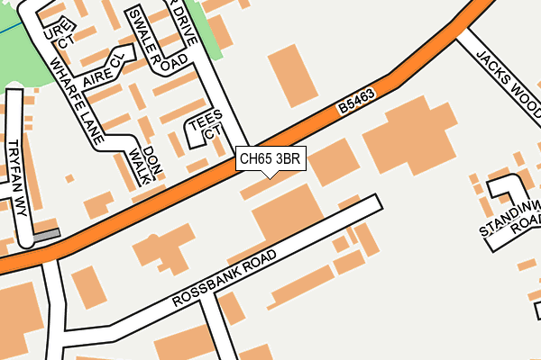 CH65 3BR map - OS OpenMap – Local (Ordnance Survey) CH65 3BR map - OS OpenMap – Local (Ordnance Survey)