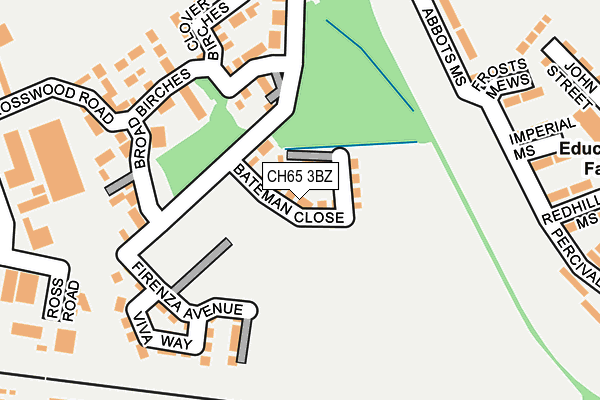 CH65 3BZ map - OS OpenMap – Local (Ordnance Survey) CH65 3BZ map - OS OpenMap – Local (Ordnance Survey)