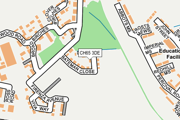 CH65 3DE map - OS OpenMap – Local (Ordnance Survey) CH65 3DE map - OS OpenMap – Local (Ordnance Survey)