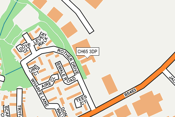 CH65 3DP map - OS OpenMap – Local (Ordnance Survey) CH65 3DP map - OS OpenMap – Local (Ordnance Survey)