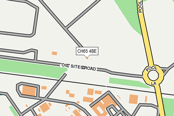 CH65 4BE map - OS OpenMap – Local (Ordnance Survey) CH65 4BE map - OS OpenMap – Local (Ordnance Survey)