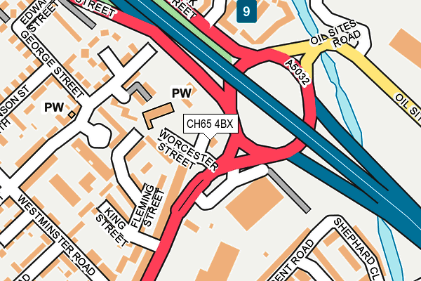 CH65 4BX map - OS OpenMap – Local (Ordnance Survey) CH65 4BX map - OS OpenMap – Local (Ordnance Survey)