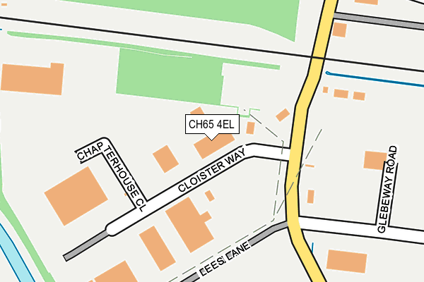 CH65 4EL map - OS OpenMap – Local (Ordnance Survey) CH65 4EL map - OS OpenMap – Local (Ordnance Survey)
